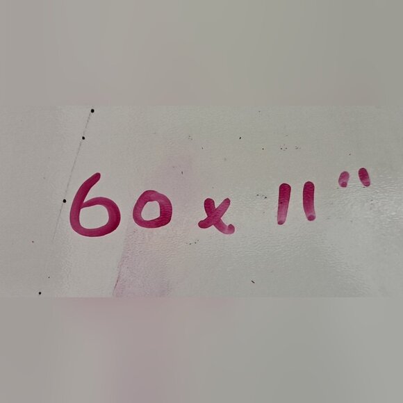 Burberry Vintage Scarf Navy Check 100% Lambswool England 90s Y2K 60" x 11" - Picture 13 of 13